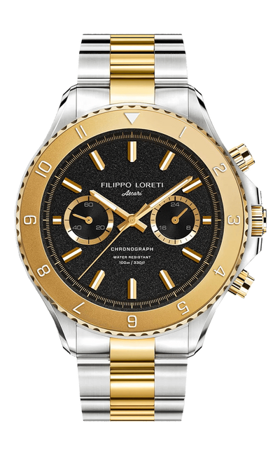 Ascari Two Tone Gold Steel Link