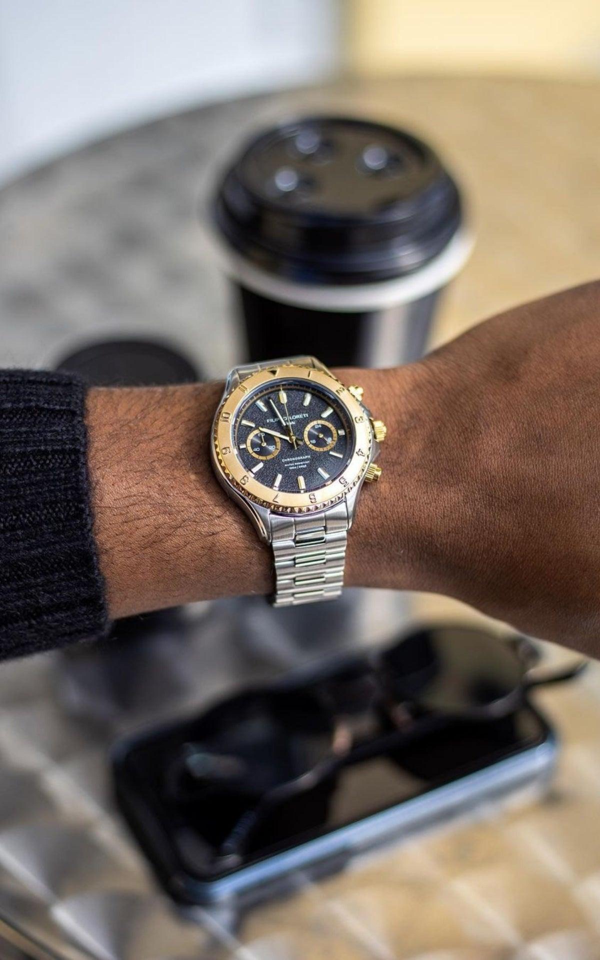 Ascari Two Tone Gold Steel Link - Filippo Loreti